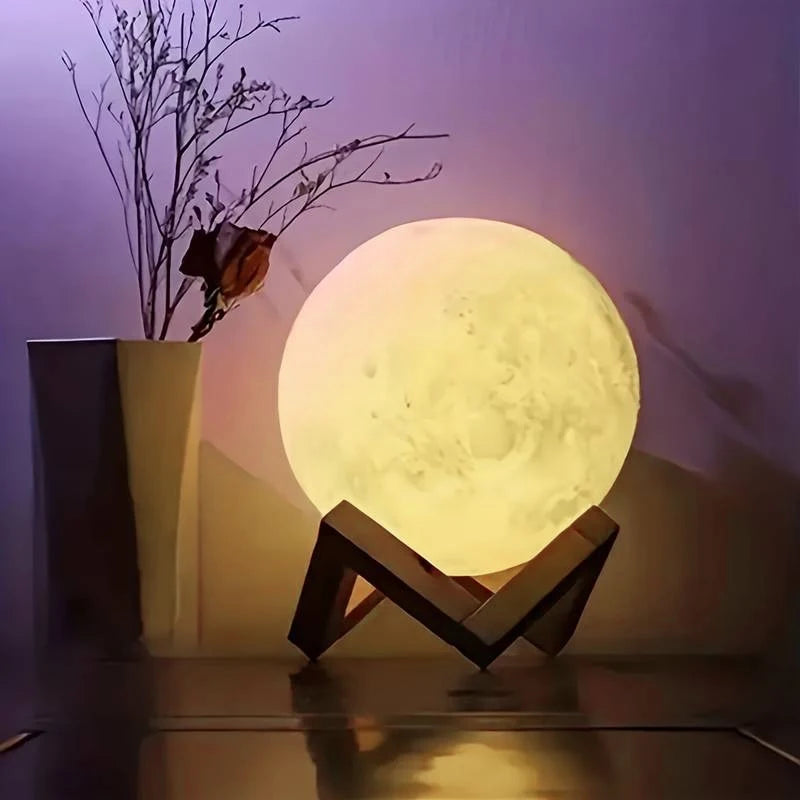 8 cm DIY Planet Lamp Night Light - Artistic Gift for Bedroom Décor (Includes Stand)