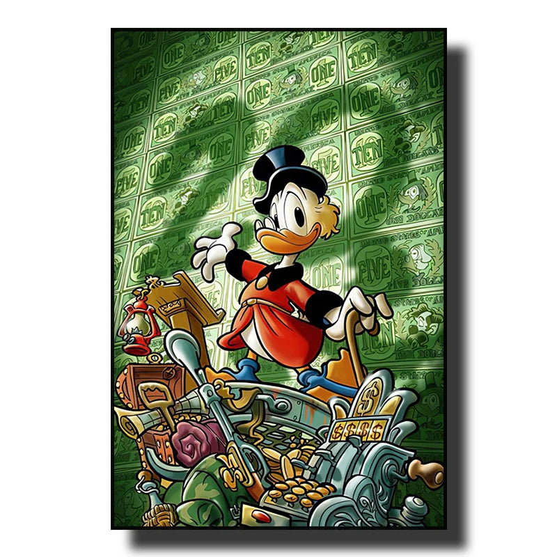 Donald Duck Canvas Artwork - Timeless Disney Home Decoration