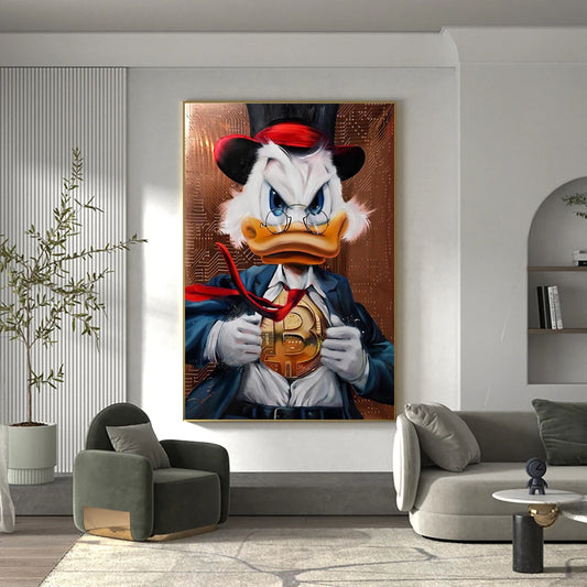 Donald Duck Canvas Artwork - Timeless Disney Home Decoration