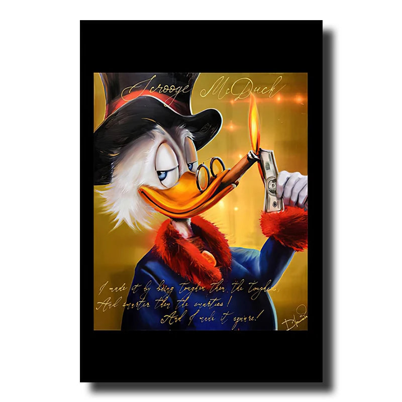 Donald Duck Canvas Artwork - Timeless Disney Home Decoration