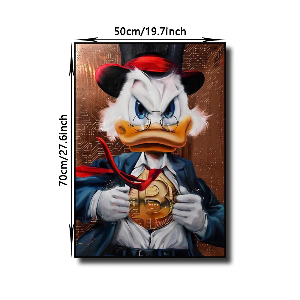 Donald Duck Canvas Artwork - Timeless Disney Home Decoration