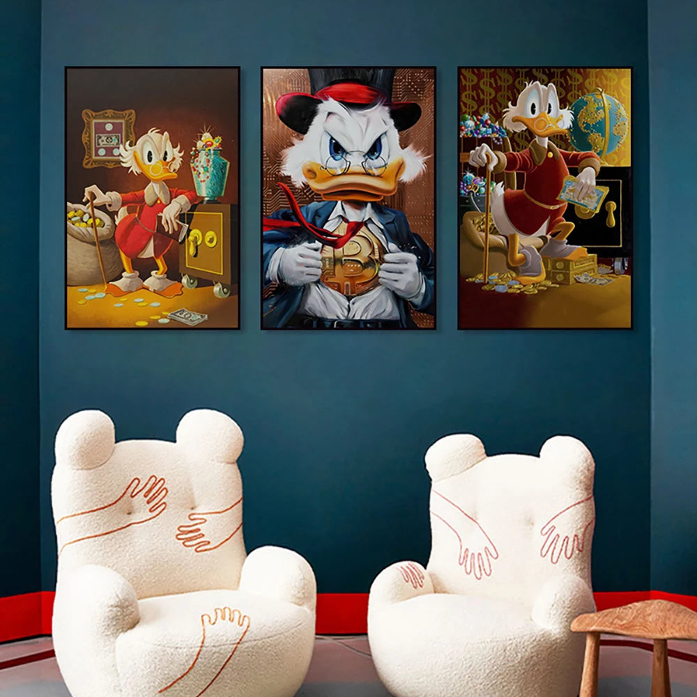 Donald Duck Canvas Artwork - Timeless Disney Home Decoration