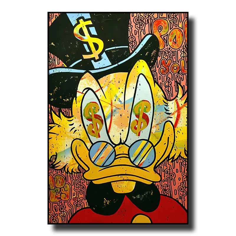 Donald Duck Canvas Artwork - Timeless Disney Home Decoration