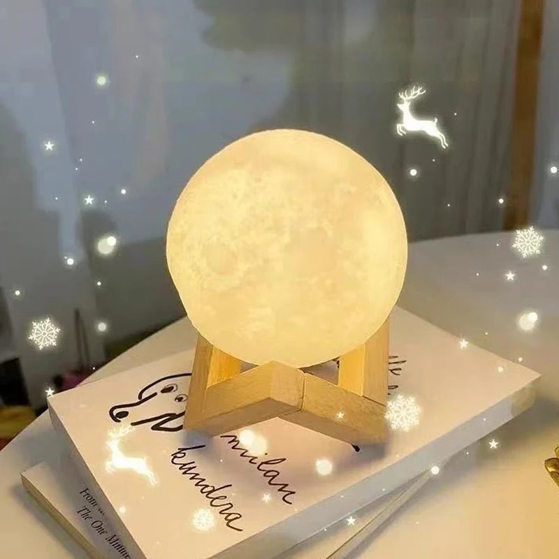 8 cm DIY Planet Lamp Night Light - Artistic Gift for Bedroom Décor (Includes Stand)