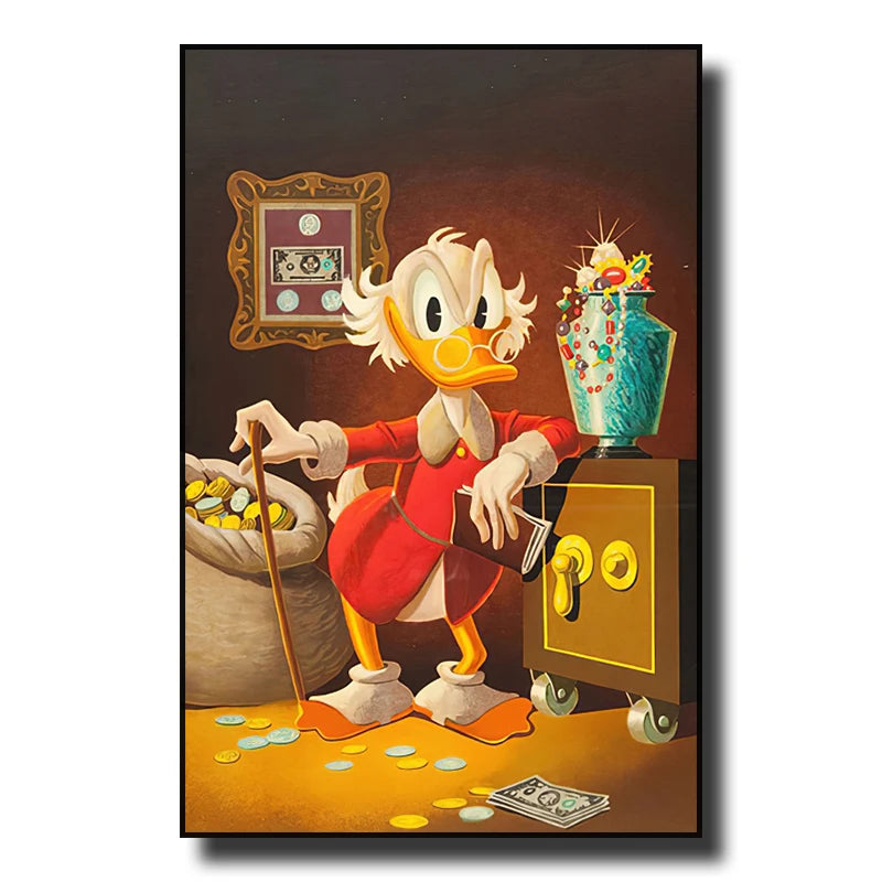 Donald Duck Canvas Artwork - Timeless Disney Home Decoration