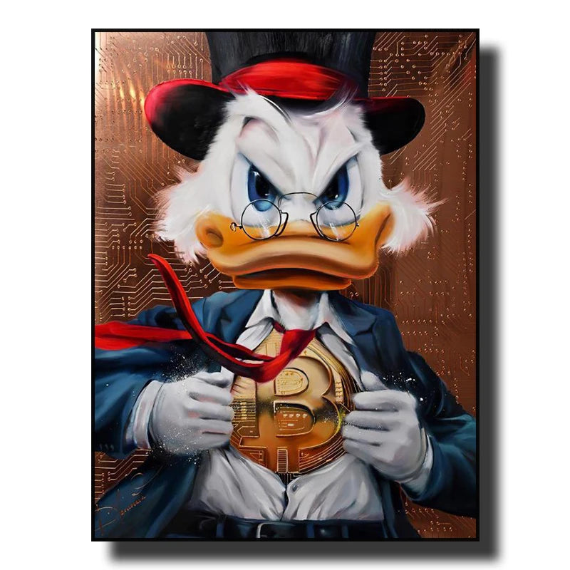 Donald Duck Canvas Artwork - Timeless Disney Home Decoration