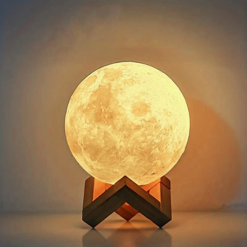 8 cm DIY Planet Lamp Night Light - Artistic Gift for Bedroom Décor (Includes Stand)