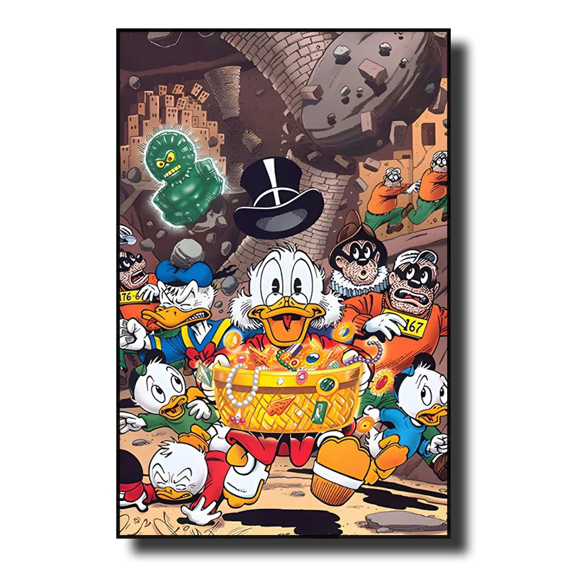 Donald Duck Canvas Artwork - Timeless Disney Home Decoration