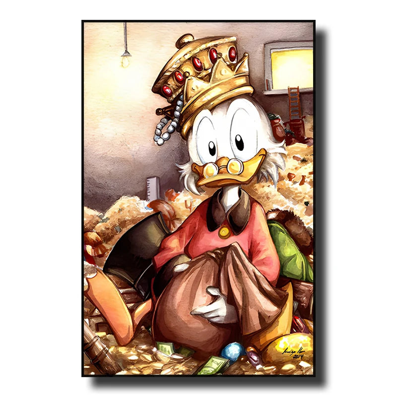 Donald Duck Canvas Artwork - Timeless Disney Home Decoration