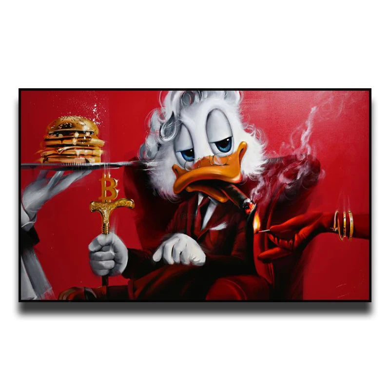 Donald Duck Canvas Artwork - Timeless Disney Home Decoration