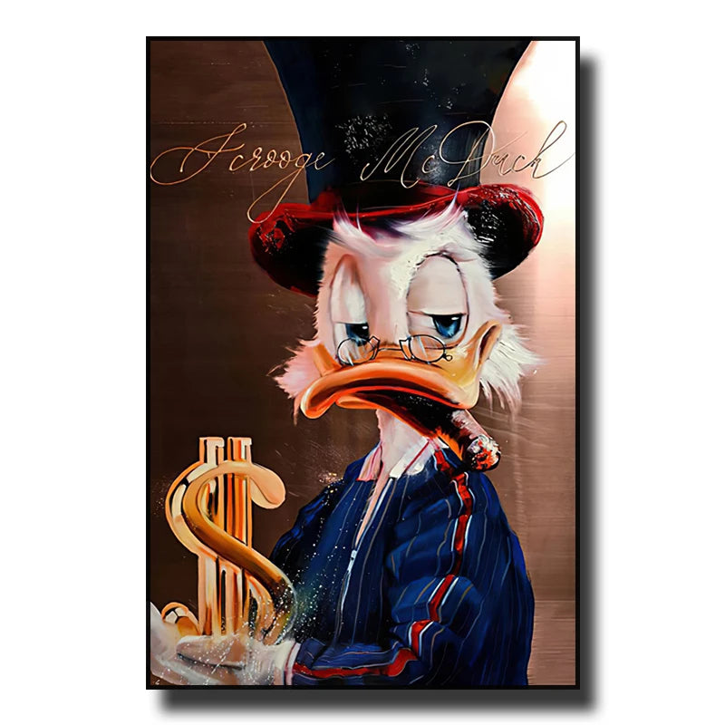 Donald Duck Canvas Artwork - Timeless Disney Home Decoration